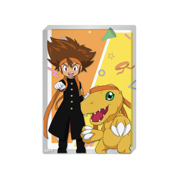 デジモンアドベンチャー アクリルブロック 八神太一＆アグモン