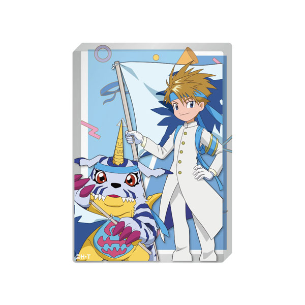 デジモンアドベンチャー アクリルブロック 石田ヤマト＆ガブモン