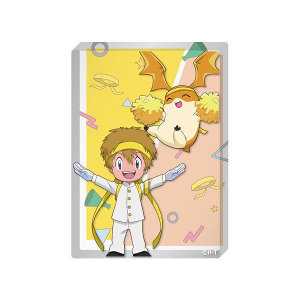 デジモンアドベンチャー アクリルカード 高石タケル デジモンアドベンチャー アクリルブロック 高石タケル＆パタモン