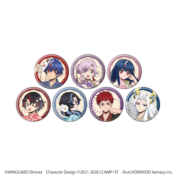 缶バッジ「カードファイト！！ヴァンガード Divinez」02/浴衣ver. 描き