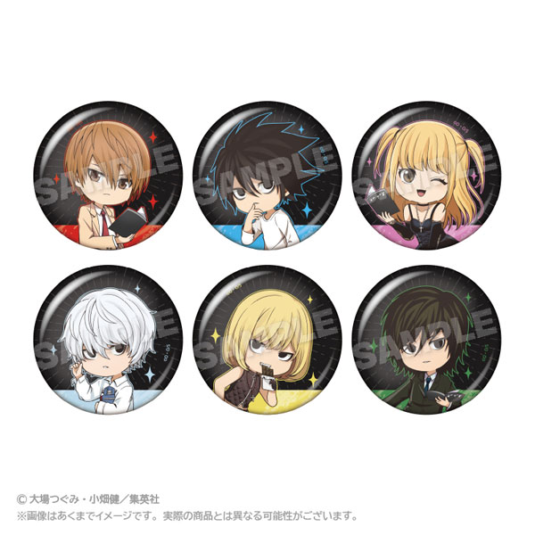 DEATH NOTE トレーディング缶バッジ ちょいのびver. 6個入りBOX[ステラ