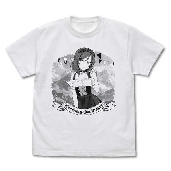 ラブライブ！ 描き下ろし 西木野真姫 Tシャツ ディアンドルVer./WHITE