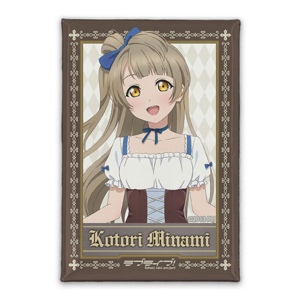 ラブライブ！ 描き下ろし 南ことり スクエア缶バッジ ディアンドルVer