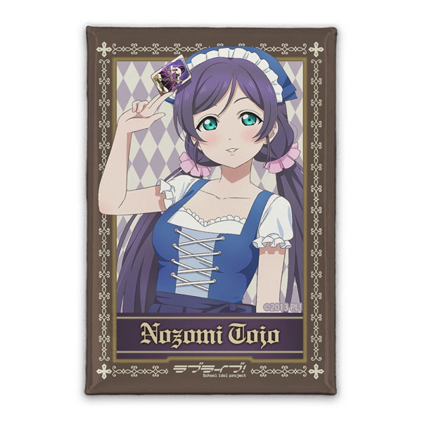 ラブライブ！ 描き下ろし 東條希 スクエア缶バッジ ディアンドルVer