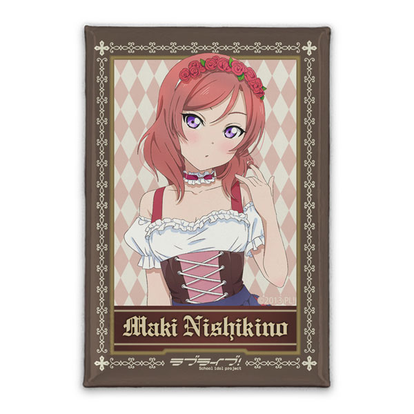 ラブライブ！ 描き下ろし 西木野真姫 スクエア缶バッジ ディアンドル