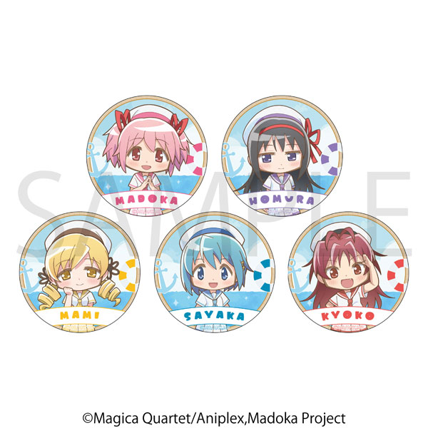 魔法少女まどか☆マギカ トレーディングキャラクター缶バッジ 5個入り