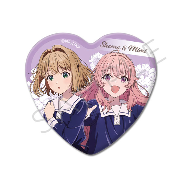 TVアニメ「きみが死ぬまで恋をしたい」 ハート型缶バッジ E(シーナ