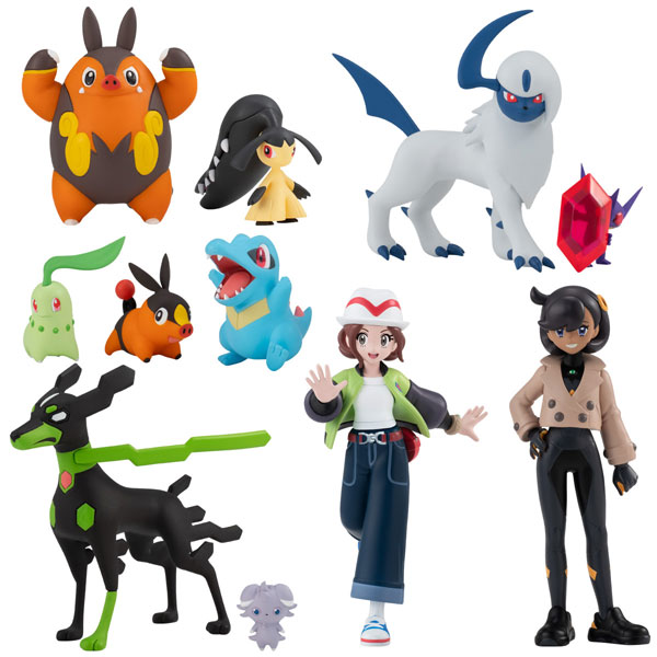 ポケモンスケールワールド　シロナパセット ポケモンスケールワールド ミアレシティ セット (食玩)[バンダイ