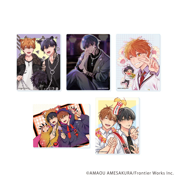 アクリルカード「リラクトコミックス10周年記念フェア」01/アングラ系男子と初恋 既存＆描き下ろしイラスト 5個入りBOX