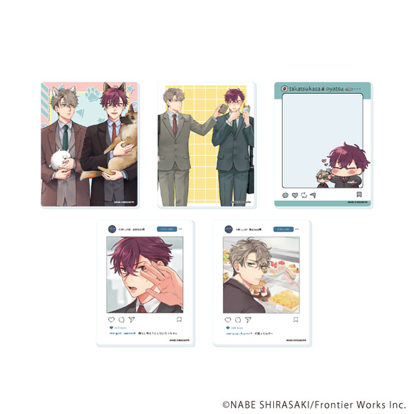 アクリルカード「リラクトコミックス10周年記念フェア」02/俺の上司がエリートなのにヘタレかわいい 既存&描き下ろしイラスト BOX