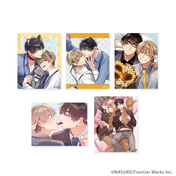 アクリルカード「リラクトコミックス10周年記念フェア」04/昨日のキスは忘れてくれ 既存&描き下ろしイラスト 5個入りBOX
