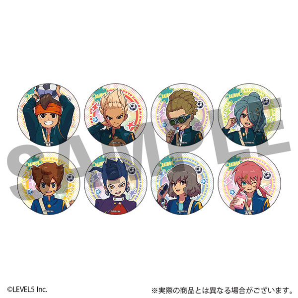 イナズマイレブン 英雄たちのヴィクトリーロード トレーディング缶バッジ 平成ポップver. 8個入りBOX