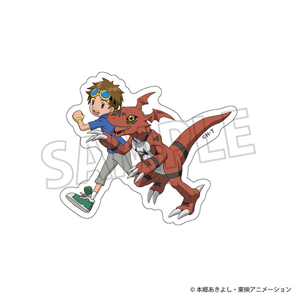 デジモンテイマーズ 中国限定 マグネット インプモン ギルモン レナモン デジモンテイマーズ ステッカー 松田啓人＆ギルモン[ムービック]《12