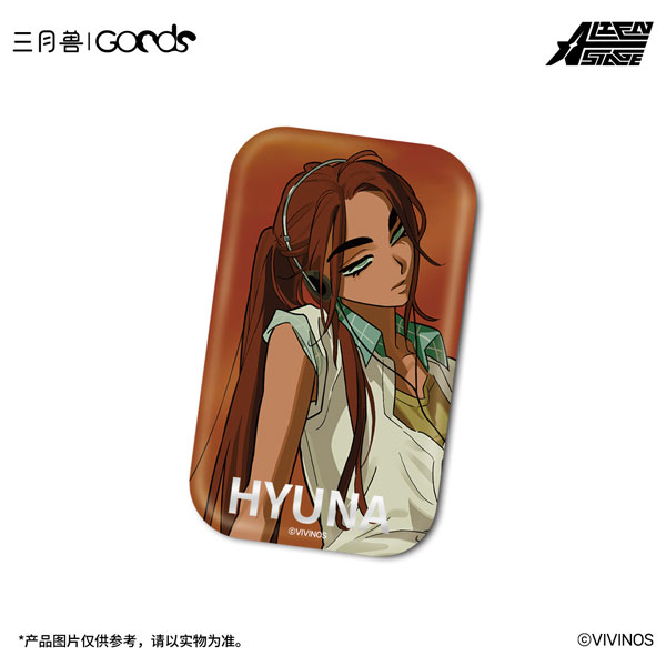「ALIEN STAGE」Zombie Stage ： Fading Youth ver. スクエア缶バッジ Hyuna[マーチ・モンスター]《１１月仮予約》