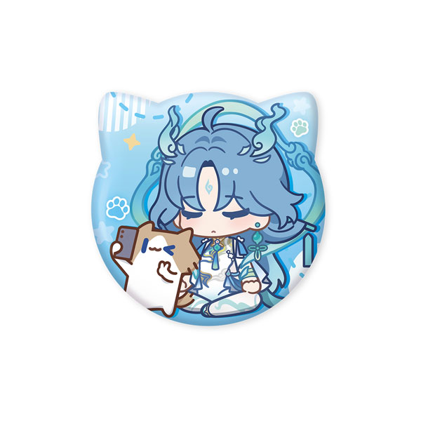 【限定販売】『鳴潮』×『YUE XIN MEOW』 共鳴の日常テーマブリキバッジ 清宵×『YUE XIN MEOW』Ver.[KURO GAMES]《０５月予約》
