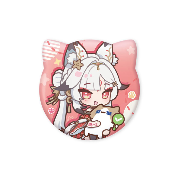 【限定販売】『鳴潮』×『YUE XIN MEOW』 共鳴の日常テーマブリキバッジ 心×『YUE XIN MEOW』Ver.[KURO GAMES]《０５月予約》