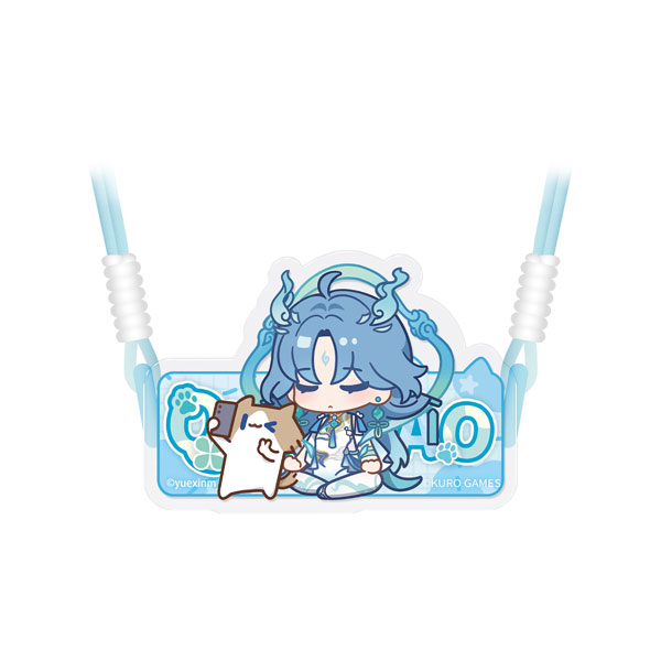 【限定販売】『鳴潮』×『YUE XIN MEOW』 共鳴の日常テーマ アクリルスマホグリップ 清宵×『YUE XIN MEOW』Ver.[KURO GAMES]《０５月予約》