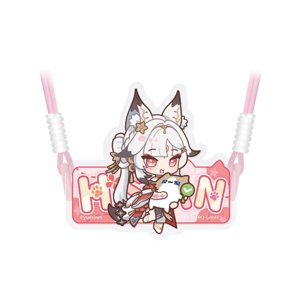 【限定販売】『鳴潮』×『YUE XIN MEOW』 共鳴の日常テーマ アクリルスマホグリップ 心×『YUE XIN MEOW』Ver.[KURO GAMES]《０５月予約》