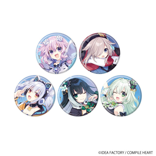 ネプテューヌ　缶バッジ 缶バッジ「超新時空ゲイム ネプテューヌ∞」01/ブラインド(全5種)(公式