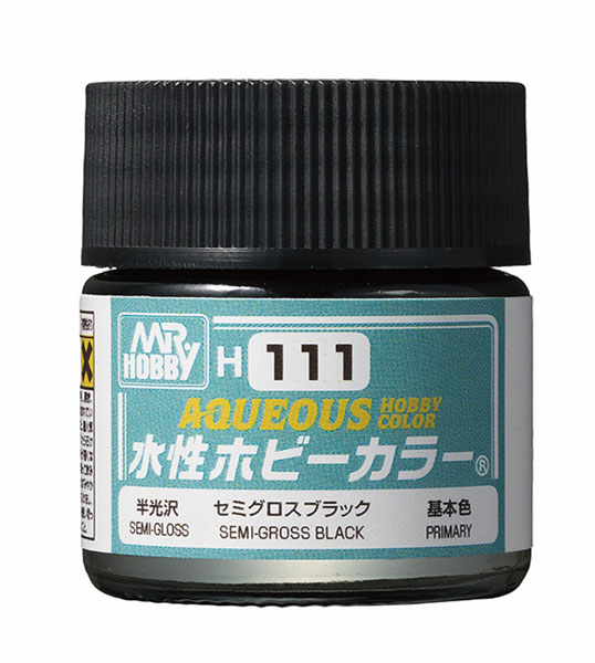 ミスアリーボ　※1/4まで30000円に値下げ 水性ホビーカラー セミグロスブラック[GSIクレオス]《発売済・在庫品》