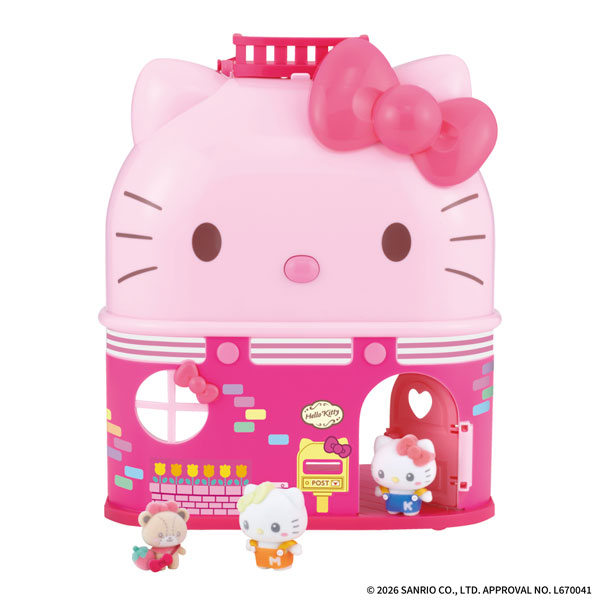 ぷちとも Sanrio characters おおきなハローキティのおうち 家具も