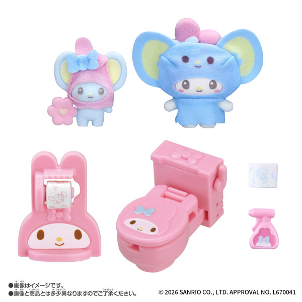サンリオ ぷちとも Sanrio characters マイメロディのトイレ[バンダイ