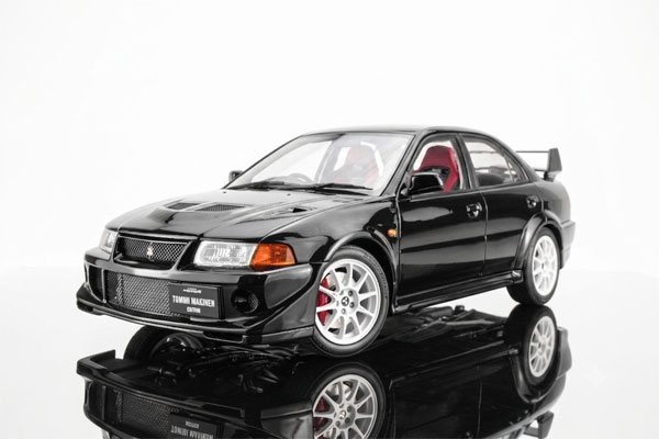 1/18 三菱 Lancer Evolution VI GSR T.M.E Pyrenees Black[MOTORHELIX