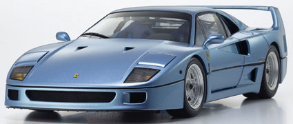 KYOSHOオリジナル 1/18 フェラーリ F40 (ライトブルーメタリック)[京商
