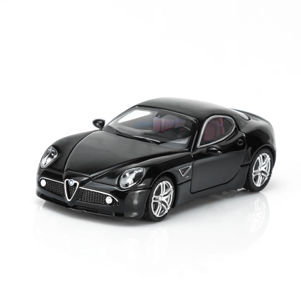1/64 アルファ ロメオ 8C Competizione 2008 Metallic Black