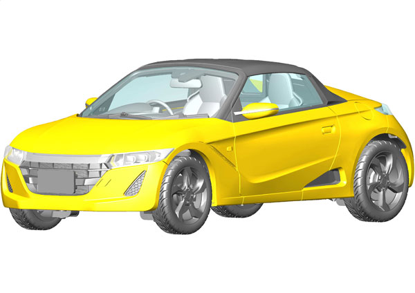 1/24 車NEXTシリーズ No.29 Honda S660(前期型/α/カーニバルイエローII