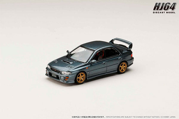 1/64 SUBARU IMPREZA WRXSTi Ver.VI (GC8G) 1999 クールグレーメタリック[ホビージャパン]《１２月予約》