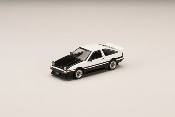 1/64 トヨタ スプリンター トレノ GT APEX (AE86) 後期型 JDM Style カーボンボンネット ホワイト/ブラック[ホビージャパン]《１２月予約》