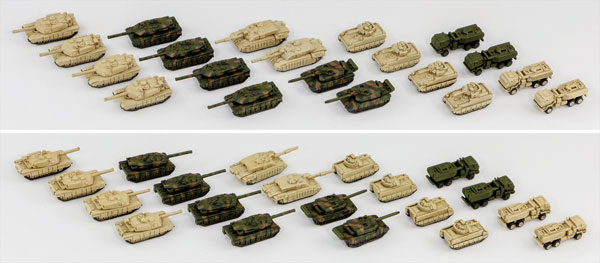 1/700 世界の現用戦車セット 1 プラモデル（再販）[ピットロード