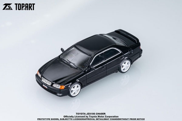 1/64 トヨタJZX100 Chaser ブラック[Top Art]《１１月予約》