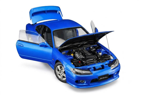 1/18 Nissan Silvia (S15) Spec-R Aero 1999 Brilliant Blue