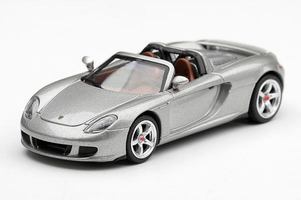 1/64 ポルシェ カレラ GT GT シルバー(左ハンドル)[MINI GT]《０２月予約》