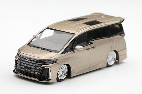 トミカ改造MINI GT トヨタ ヴェルファイア 40 KUHL 右ハンドル 1/64 Toyota ヴェルファイア 40 KUHL ゴールド メタリック(右ハンドル