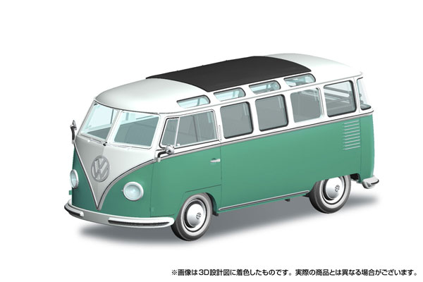 楽プラ スナップキット No.30-WT フォルクスワーゲン バス(ブルー