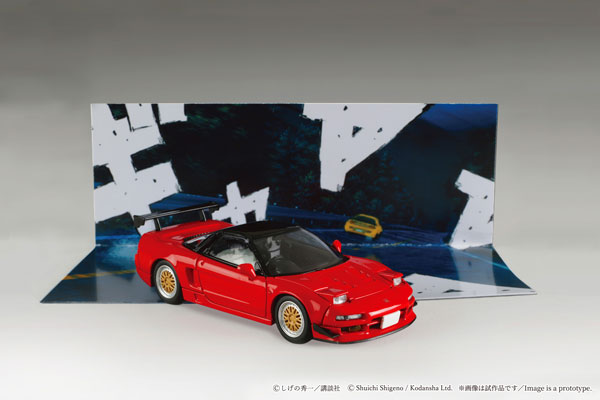 1/64 Honda NSX/頭文字D 北条豪 VS 高橋啓介[ホビージャパン]《11月