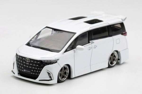 1/64 Toyota アルファード 40 KUHL ホワイト(左ハンドル)[MINI GT