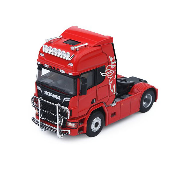 【切離済未組立・欠品有】アスラーダ 成型色：赤 ドラゴンショップ限定品？ タカラ 1/64 SCANIA 500 R レッド[ATS-MODELS]《12月仮予約》