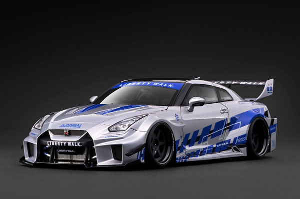 1/18 LB-Silhouette WORKS GT Nissan 35GT-RR Silver[イグニッション