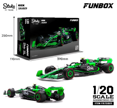 1/20 キックザウバーC44 プラモデル[FUNBOX]【送料無料】《09月仮予約》