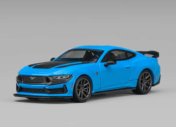 1/64 Ford マスタング ダークホース グラバーブルー/ストライプ[CM