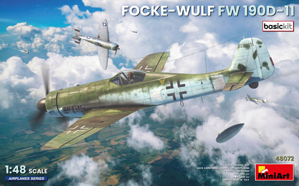 1/48 フォッケ・ウルフ Fw 190D-11 ベーシックキット プラモデル[ミニ