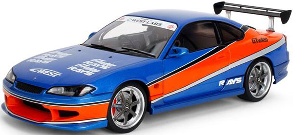 JadaTOYS インポートレーサー　S-15シルビアtanabe color 1/18 F＆F ニッサン シルビア S15 ブルー (ショーン)[Jada Toys]《09
