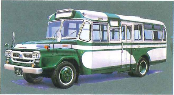 1/32 ボンネットバス シリーズ No.6 いすずBXD-30 プラモデル（再販