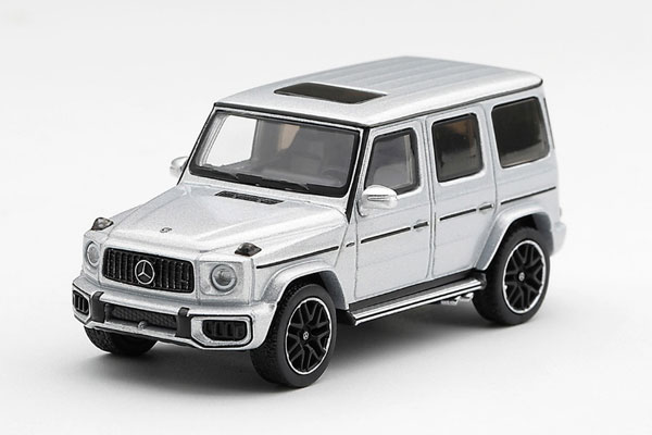 1/64 メルセデス AMG G 63 シルバーメタリック(右ハンドル)[MINI GT