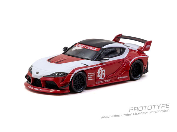 1/64 LB-WORKS TOYOTA SUPRA (A90) Red[Tarmac Works]《02月仮予約》