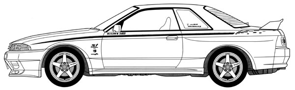 1/12 AXESシリーズ No.2 EX-1 スカイラインGT-R '89 ニスモ Sチューン